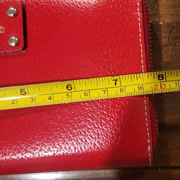 Kate Spade Neda Wellesley Garnet Embossed Wallet - Picture 10 of 11